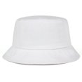 thumbnail image 1 of Unisex Light Board Solid Color Personality Bucket Hats Fishermen Caps Outdoor Casual Cap Sunscreen Hat White, 1 of 6