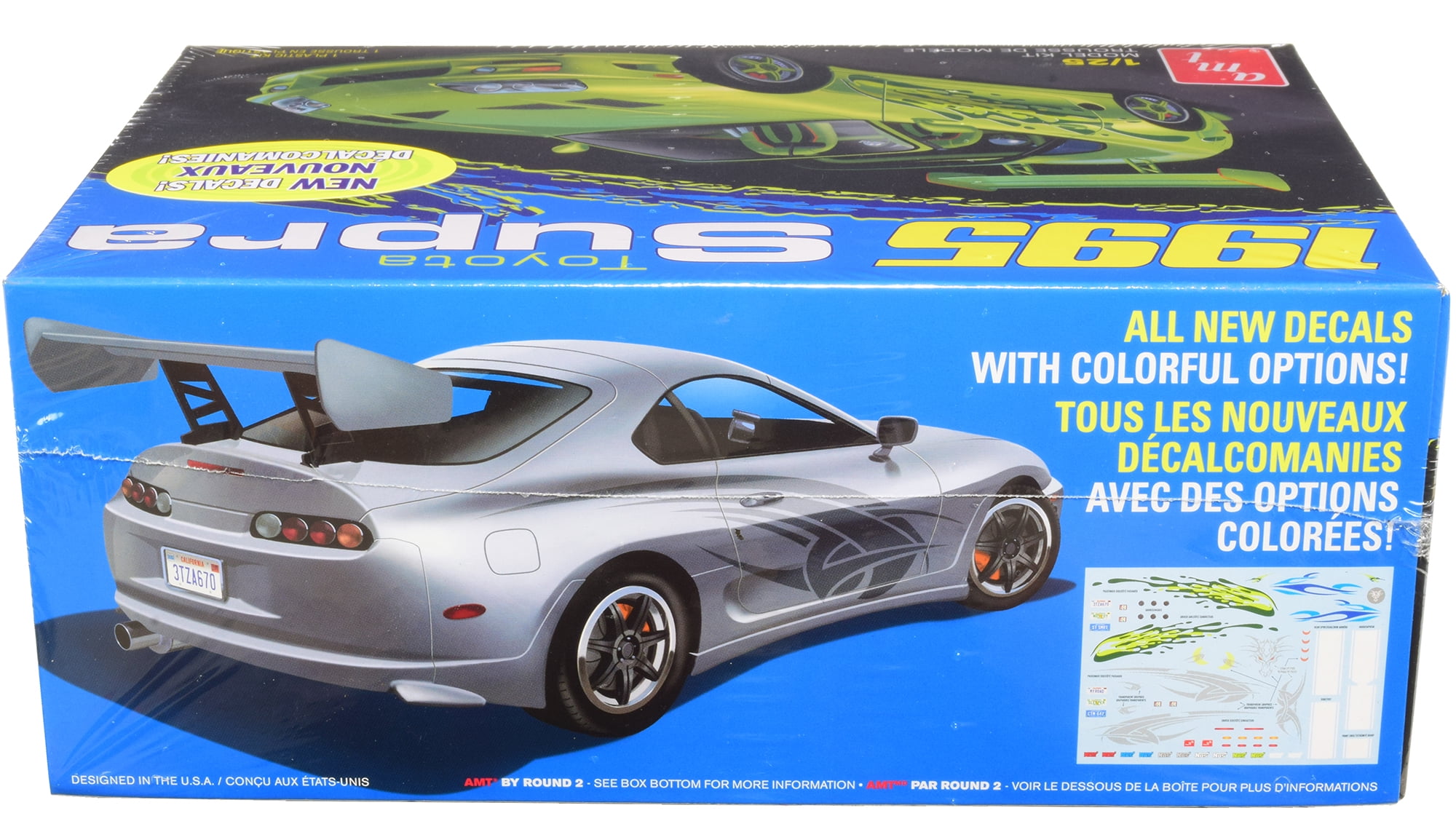 Amazon.com: AMT 1995 Toyota Supra 1:25 Scale Model Kit