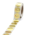 thumbnail image 3 of 1Roll DIY Scrapbook Decorative Adhesive Tapes Flat Round with Word Handmade with Love Gold 25mm about 500pcs/roll, 3 of 5
