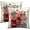 Fleurs de Saint Valentin Rose, variante sur Lot de 2 Housse de Coussin Lombaire de la Saint-Valentin avec Tout Ce Dont Vous Avez Besoin Est Amour / Je t'Aime pour Toujours Housse de Coussin Rectangulaire/taille Cadeau Romantique Anniversaire Mariage Vacances Taies d'Oreiller 12x20