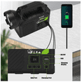 thumbnail image 2 of Cargador Portátil  Bloosom Luz Solar Banco De Energía De Emergencia Negro, 2 of 4