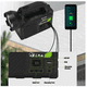 thumbnail image 2 of Cargador Portátil  Bloosom Luz Solar Banco De Energía De Emergencia Negro, 2 of 4