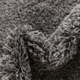 thumbnail image 2 of Unique Loom Everyday Shag Collection Area Rug - Solid (5' Square Dark Gray), 2 of 8