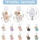 thumbnail image 2 of Dijes para tapones antipolvo, colgantes para puerto de carga tipo C, protectores de plástico para teléfono móvil con esmalte de aleación, tapas de puerto USB C, colgantes protectores., 2 of 9