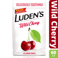 thumbnail image 3 of Luden's Deliciously Soothing Throat Drops,Wild Cherry Flavor,30 Drops Per Bag, 2 Pack, 3 of 6