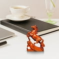thumbnail image 5 of 5Pcs Wooden Horse Ornament, CQCYD Wooden Horse Ornaments, Handcrafted Solid Wood Horse Sculpture Success Symbol Home Decor Feng Shui Gift Office Desk Decor Living Room Mantel Shelf Decor, 5 of 7