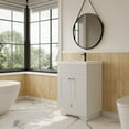 thumbnail image 6 of 24 Inch Free-standing Single Bathroom Vanity Cabinet Base Only, White, 6 of 6