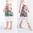 thumbnail image 4 of Unicorn Stylish Chiffon Summer Beach Dress - Women's Fashionable Polyester Strap Sun Dress, 4 of 6