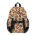 thumbnail image 3 of Black and Brown Leopard Print Backpack for School, Cute School Bag with Adjustable Shoulder Straps and Padded Back, 15"x11.42"x5.5", 3 of 5