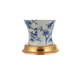 thumbnail image 5 of JONATHAN Y Grace 24" French Country Cottage Ceramic/Iron Floral Urn LED Table Lamp, Blue/White, JYL3009B, 5 of 9