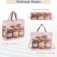thumbnail image 6 of FORMRS Womens Corduroy Tote Bag Crossbody Shoulder Handbag with Pocket, Watercolor Jam, 6 of 7