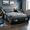 Black, variant on URTR Black Twin Size Racing Car Bed Frame with LED Headlights, Novelty Sports Car Floor Bed with High Guardrails, P2 MDF Novelty Bed, No Box Spring Needed, Easy Assembly