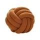 thumbnail image 2 of Plush Knot Ball Pillow Diameter 22cm Room Decoration for sofa Couch Brown, 2 of 7