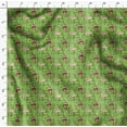 thumbnail image 4 of Soimoi Rayon Fabric Leaves & Rabbit Animal Print Fabric by Yard 56 Inch Wide, 4 of 5