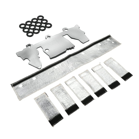Fuel Rail & Injector Cover Kit for Jeep Grand Cherokee 4.0L 1997-2004 Inner 1Set Silver Tone