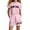 Light Pink, variant on Aihuaihua Girls Short Sets Size 7-8 Print Shorts Sleeve Sports Sets Crew Neck Fashion Casual Weekend Set Outdoor Casual Clothes