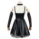 thumbnail image 3 of Death Note Misa disfraz de Cosplay para mujer, vestido Sexy de Anime, collar cruzado negro, anillo de cuello, conjunto completo, peluca dorada, Carnaval de Halloween, 3 of 3