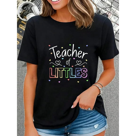 Teacher Of Littles Daycare Pre-K Kindergarten Teacher T-Shirt