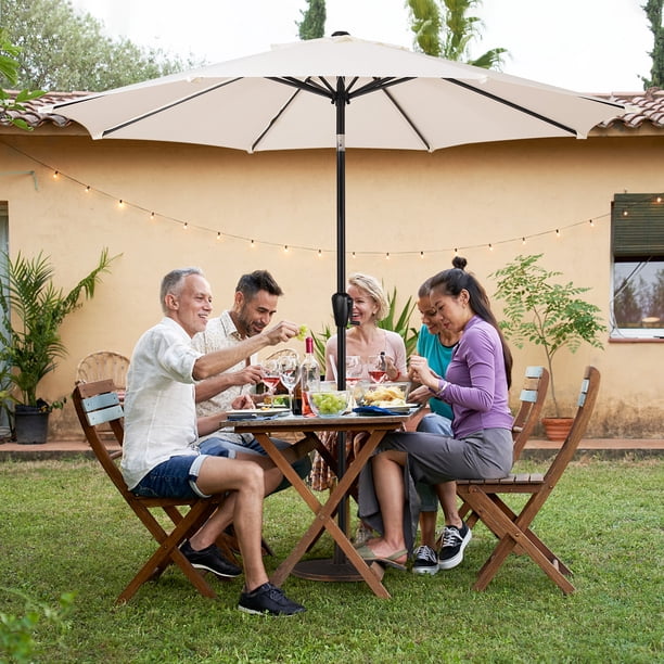 9x9 umbrella patio UV-Resistant Tilting Patio Umbrella