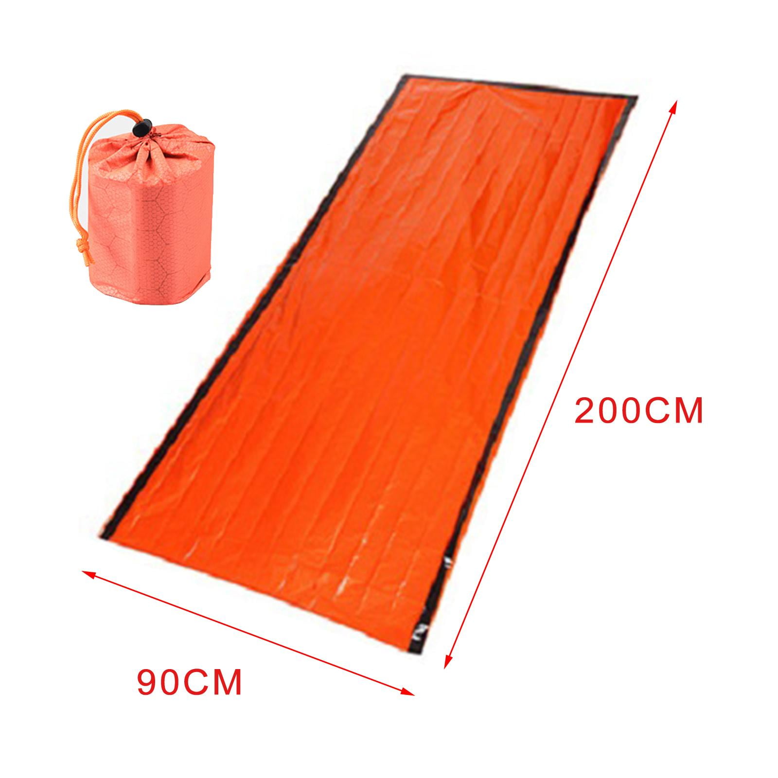 Wswqop Emergency Sleeping Bag Lightweight Emergency Survival Blanket Hiking Camping