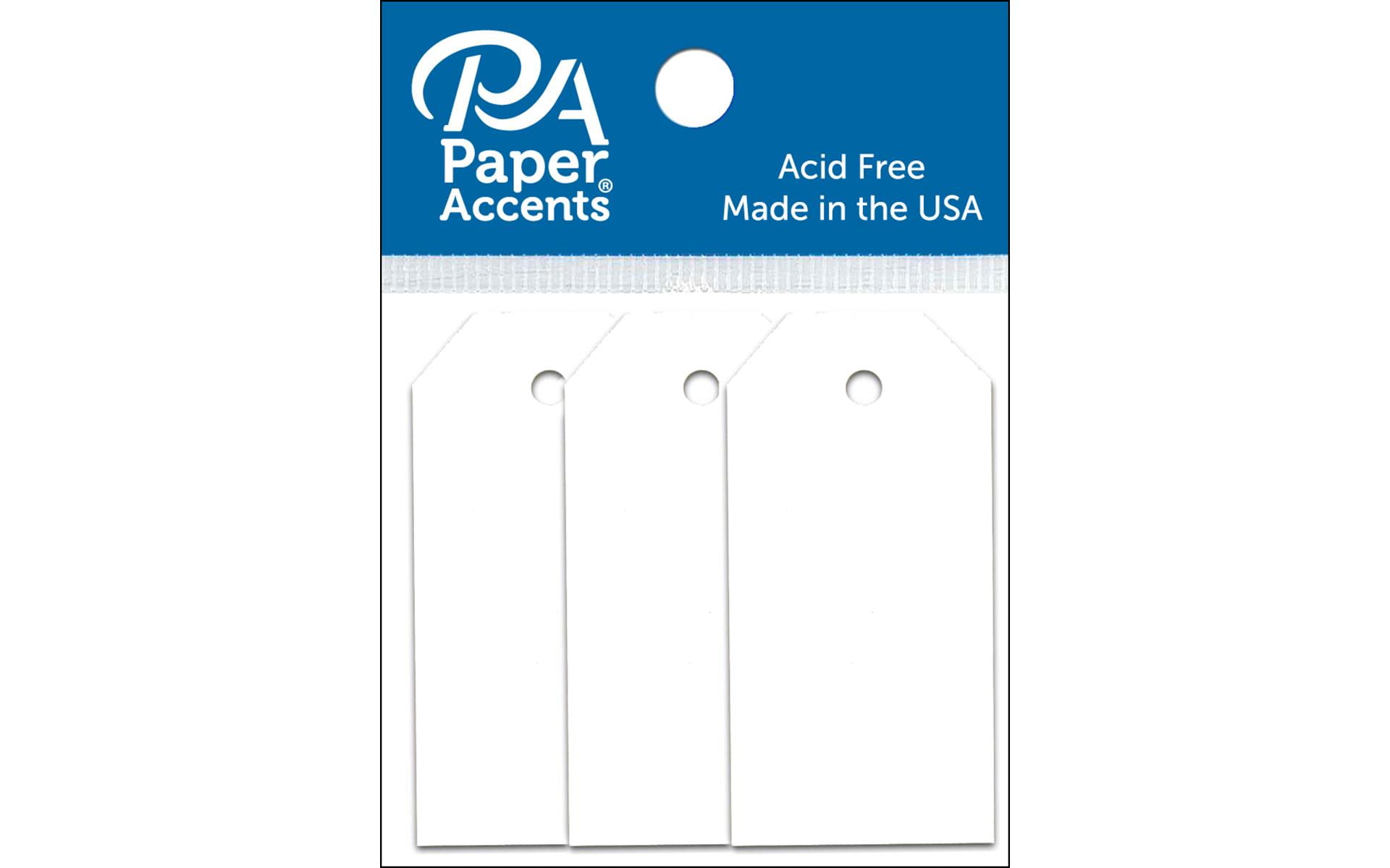 Craft Tags 0.875x1.75 25pc White