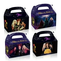 12 Pack Hocus Pocus Boxes Party Favor Goodie Bag Boxes for Candy Treats Goody Cookie Toys for Birthday Party, 6.2 x 3.7 x 3.7 Inches