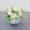 White, variant on Gmogad Artificial Flowers 5.9" Polyester Fake Dried Bouquet with Bendable Stems for Dining Table Living Room Decor Home Centerpiece