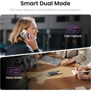 AI Voice Recorder, App Control, AI Analysis & Summarize for for Lectures, Meetings, Calls, 64GB Memory