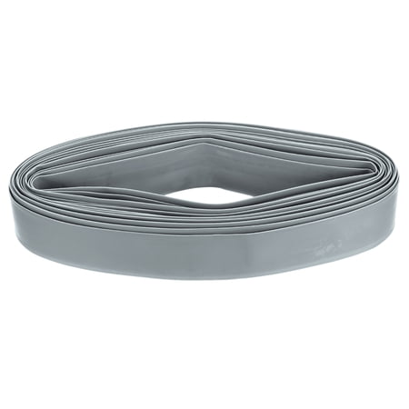Heat Shrink Tubing 7/10 Inch ID 33 ft Long 2:1 Ratio Gray