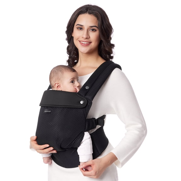 Momcozy Cangurera Ergonómico Bebé, Portabebés Material de Malla Transpirable, Mochila Para Bebé BC001