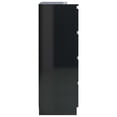 thumbnail image 3 of vidaXL Sideboard High Gloss Black 60x35x98.5 cm Engineered Wood, 3 of 3