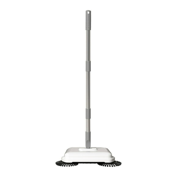 Spinning Floor Sweeper, 2 in 1 Cordless Sweeper, Push Vacuum Non Electric, Swivel Sweeper, Rotating Magic Broom Sweeper, 360 Degree Sweepers for Hardwood, Lightweight Manual Vacuum Sweeper