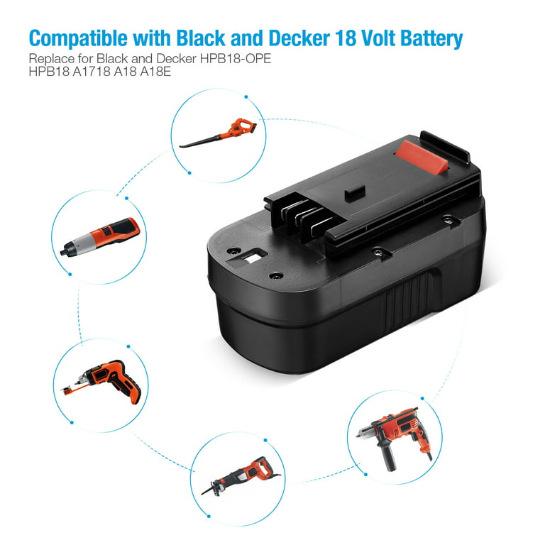 Black & Decker Firestorm FSMVC Charger 3 HPB18 18v Power Tool Batteries  NICE!