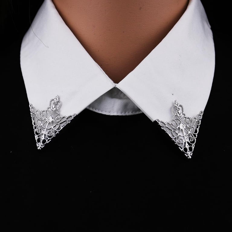 EHJRE Metal Triangle Brooch Lapel Pins for Suit Shirt Collar Pin Tips Dress  Decoration - Walmart.com