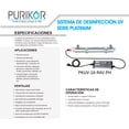 thumbnail image 2 of Sistema de Desinfección con Luz Ultravioleta Purikor PKUV-18-RAV-PH Platinum, 2 of 3