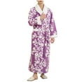 thumbnail image 2 of Awdenio Mens Robes Lightweight Lightweight Spa Knit Shawl Hotel Bathrobe Summer Soft Knee Length Sleepwear, 2 of 7