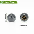 thumbnail image 4 of Unique Bargains 4 Pcs Tire Valve Stem Caps Decorative Shining Ball Style Tyre Valve Dust Covers 7x18mm Plastic Copper Titanium Tone, 4 of 7