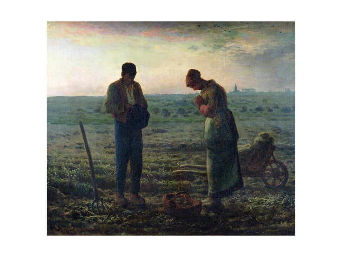The Angelus, 185759 Print Wall Art By JeanFrançois Millet Walmart