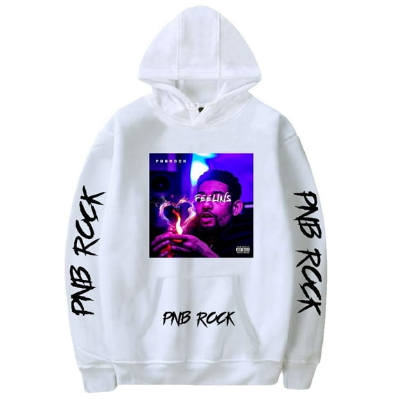 PnB Rock Hoodie Merch Long Sleeve Sweatshirt Unisex Long Sleeve Pullover Sports Tops