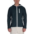 thumbnail image 1 of RXMEKW UPF Sun Protection Jacket for Men With Zippered Front and Hood, Lightweight Breathable Fabric for Daily Wear, Solid Color, 1 of 9