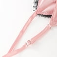 thumbnail image 6 of Wang6 Satin Silk Pajamas for Women Sets with Shorts Soft Pjs Lounge Set 2 Piece Spaghetti Strap Cropped Tank Tops Shorts Lace Sleepwear Nightwear Sets Light Pink S, 6 of 6