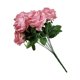 thumbnail image 3 of Bearachild Ramo de rosas artificiales de 10 cabezas, decoración de simulación, centro de de oficina en casa, rosa falsa Flores artificiales Rosa oscuro Bearachild HA7033-05B, 3 of 5