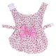 thumbnail image 5 of Falda floral para mascotas pequeñas, vestido con lazo de conejo, ropa floral, falda floral linda para perros pequeños, conejos, rosa M, 5 of 5