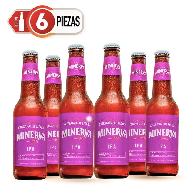 Cerveza Minerva Ipa 355ml C/u Minerva Ipa