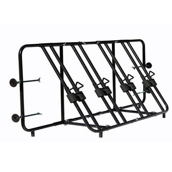 Titan Ramps Adjustable Truck Bed Bike Rack, Steel, 15 x 51- 57 x 23.5 in