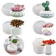 thumbnail image 3 of Yatlte Octagon Round Flower Pot Silicone Molds, 6-Count for Epoxy Resin Concrete Clay Succulent Planter Bowl Ashtray Candle Soap Pen Holder, 3 of 3