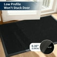 thumbnail image 2 of BESTVUE Commercial Outdoor Doormat Heavy Duty for Front Door Entrance Welcome Mat Non-Slip Black 4"x11", 2 of 6