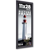 11x28 Frame Black Passaggi Solid Wood Picture Frame Width 1.5 Inches | Interior Depth 0.5 Inches |