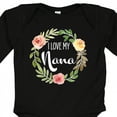 thumbnail image 4 of Inktastic I Love My Nana- Flower Circle Boys or Girls Long Sleeve Baby Bodysuit, 4 of 5