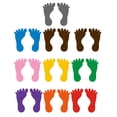 thumbnail image 4 of 10 Pairs Kids Footprint Stickers PVC Footprint Decals Kindergarten Floor Decals (Mixed Color), 4 of 7